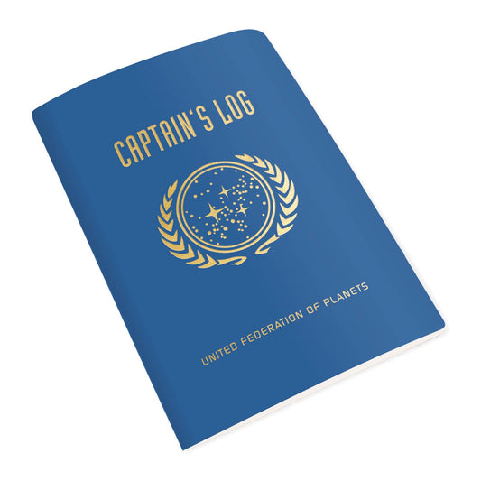 Full-Size Captain's Log Star Trek Notebook
