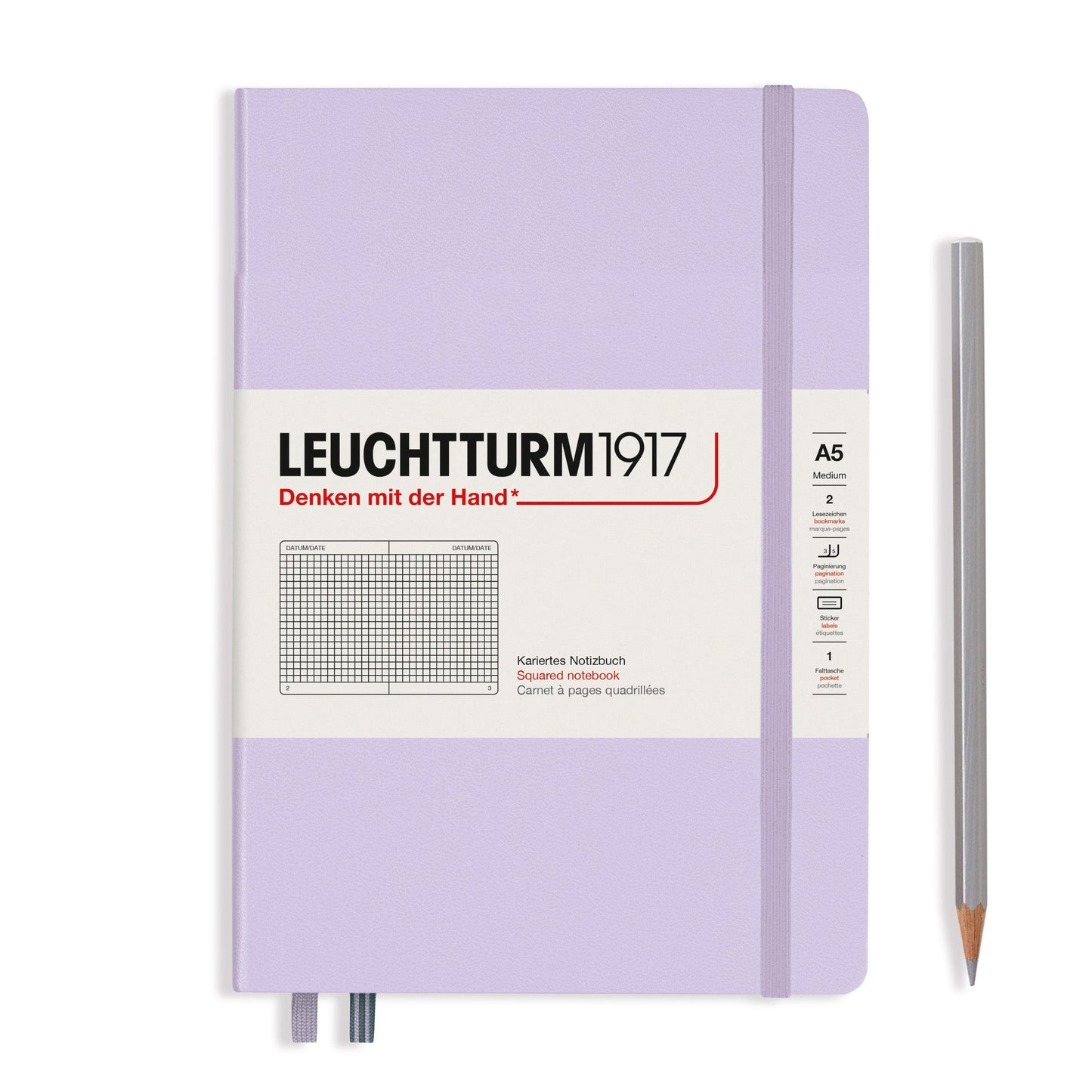 Leuchtturm A5 Hardcover Notebook - Squared