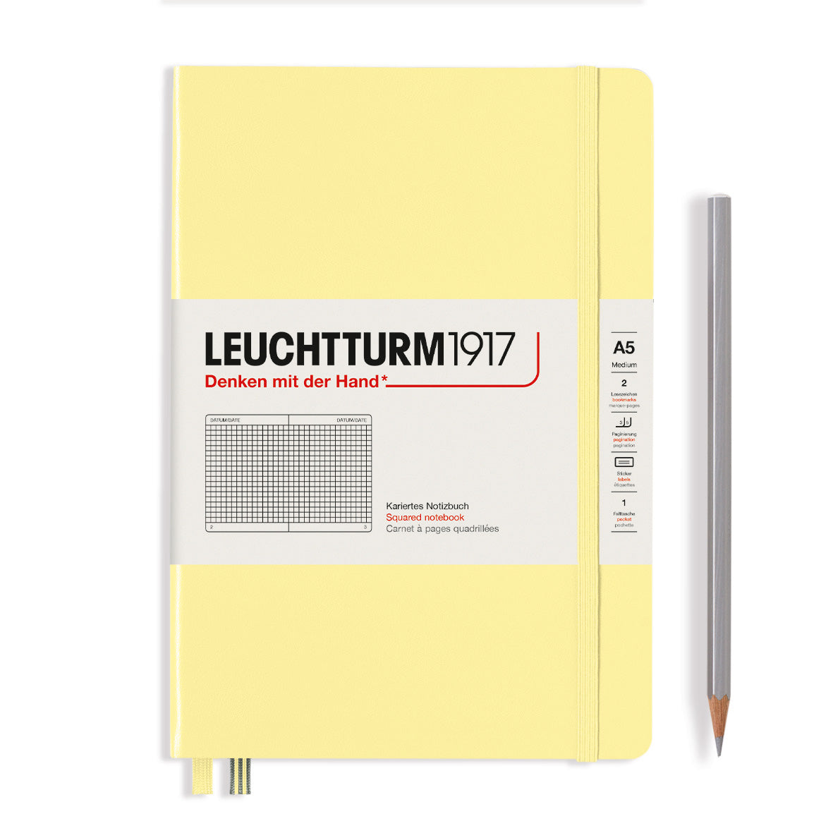 Leuchtturm A5 Hardcover Notebook - Squared