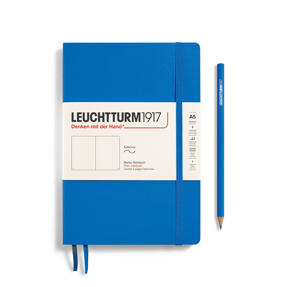 Leuchtturm A5 Softcover Notebook - Plain