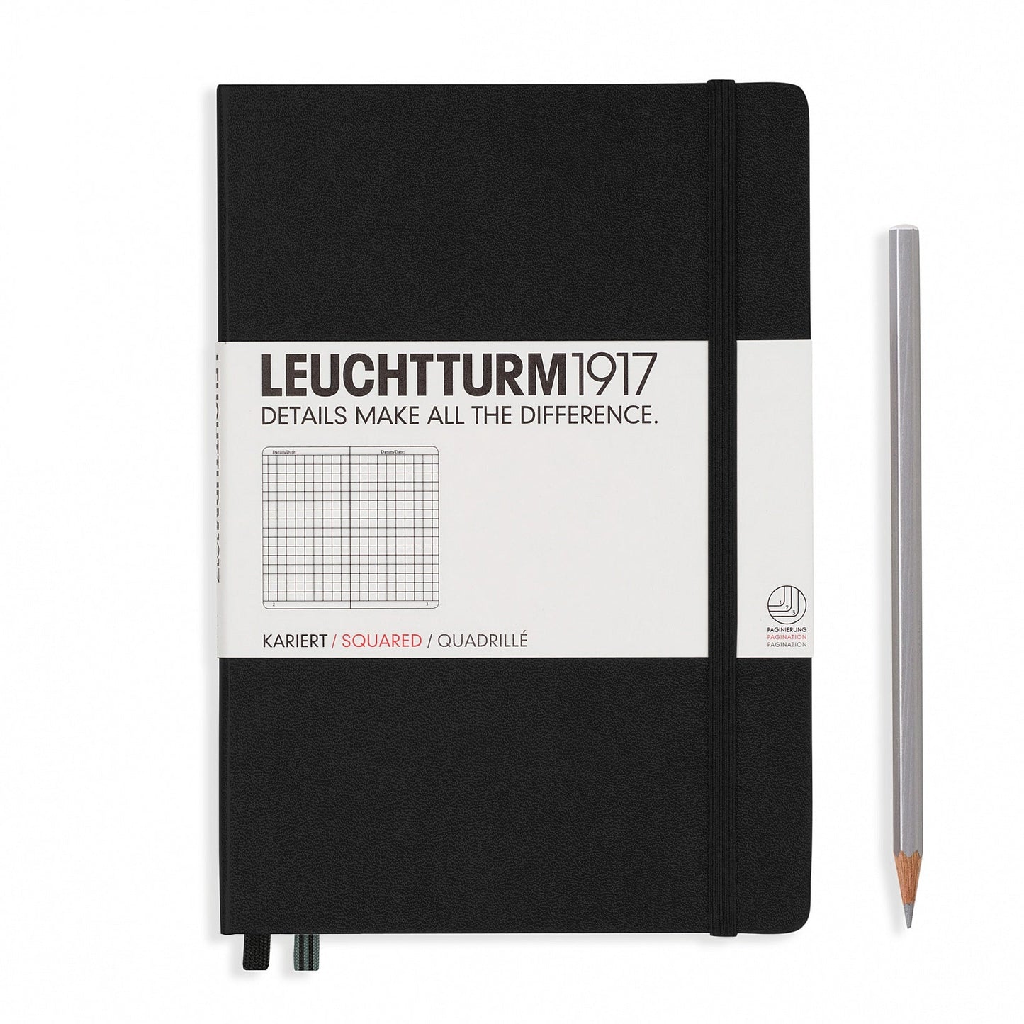 Leuchtturm A5 Hardcover Notebook - Squared