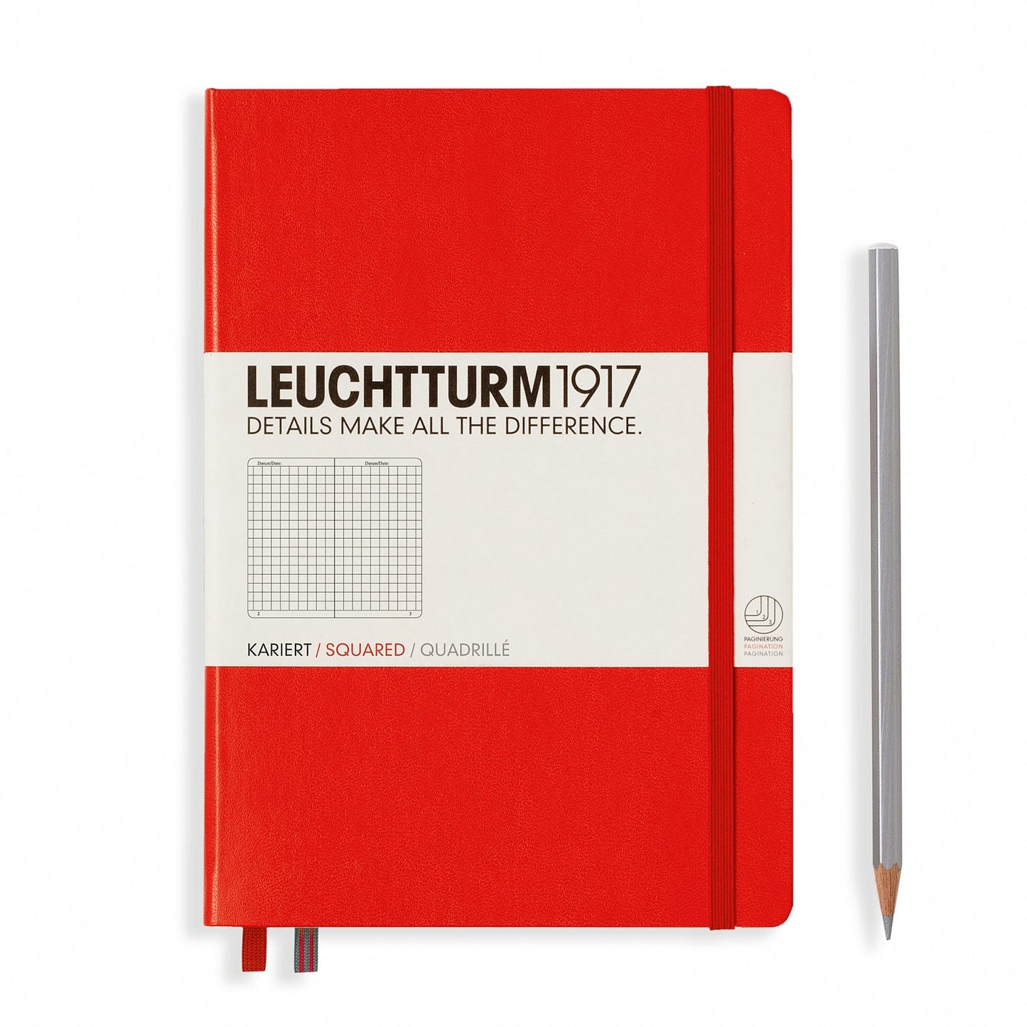 Leuchtturm A5 Hardcover Notebook - Squared