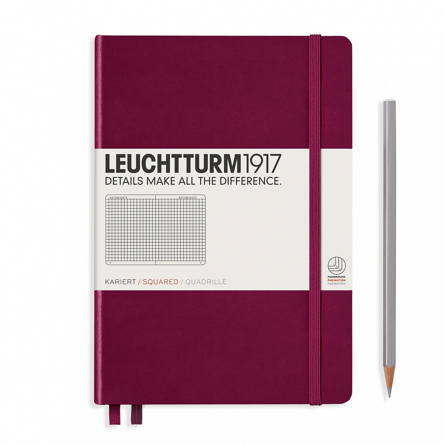 Leuchtturm A5 Hardcover Notebook - Squared